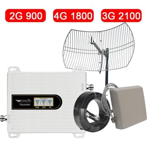 Cellular Amplifier 4g Signal Amplifier Mobile Network Signal Booster Lte Signal Booster 4g Repeater 22dBi Gain Grid Antenna