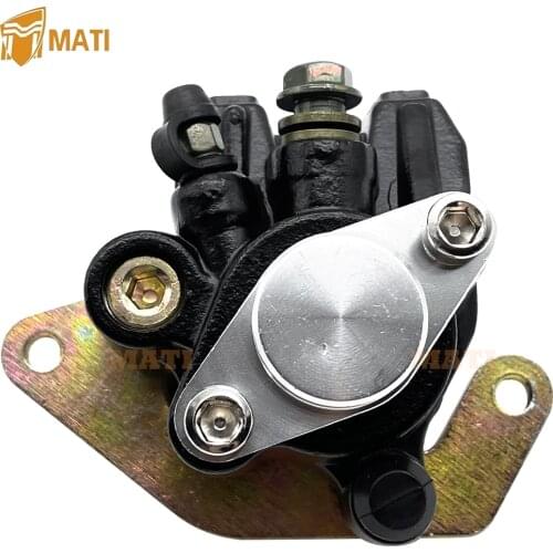 Rear Brake Caliper with Pads for Yamaha ATV YFZ450 2004-2005 5TG-2580W-00-00 without Parking Brake