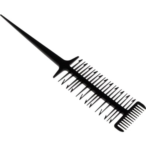 2Pcs Salon Barber Hair Dyeing Color Combs Tapered Weaving Balayage Hair Comb