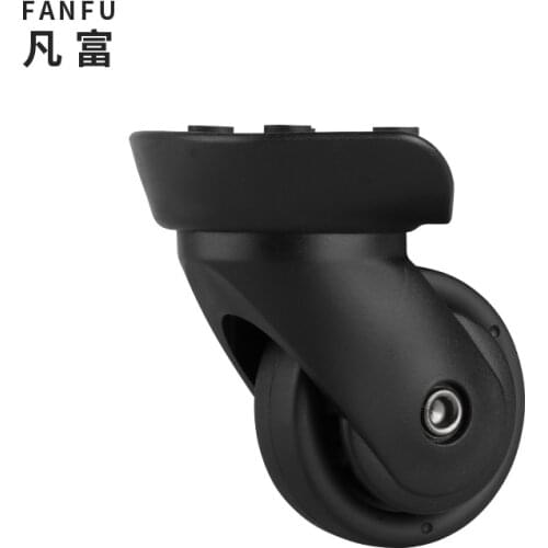 Suitcase wheels casters repair accessories wheel trolley luggage accessories universal wheels absorption 360 suitcase casters