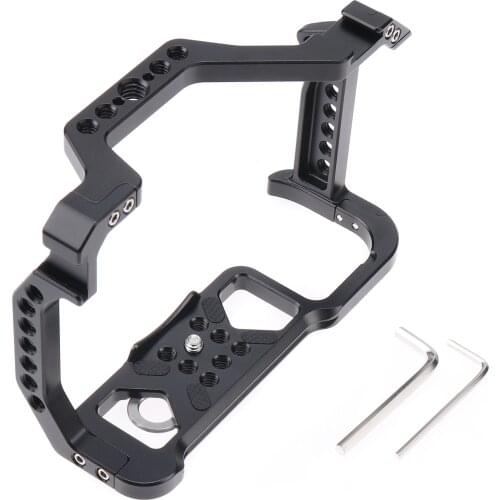 Aluminum DSLR Camera Cage Kit Support for Canon R5 R6 Photography Camera Cage