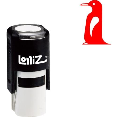 LolliZ Biomorphic Animal Symbol Series Design #95 Self-Inking Rubber Stamp