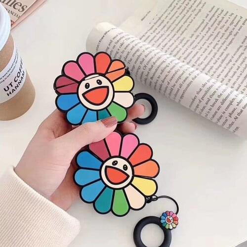 TPU Silicone 3D Cartoon Bluetooth Wireless Earphone Case For Air Pods Case Cover Accessories For Apple Airpods 2 Charging Box