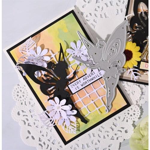 Elf Flower Fairy Girl Frame 2021 Metal Cutting Dies DIY Cut Craft Dies Scrapbooking For DIY Alubm Photo Card Cuts Decorations