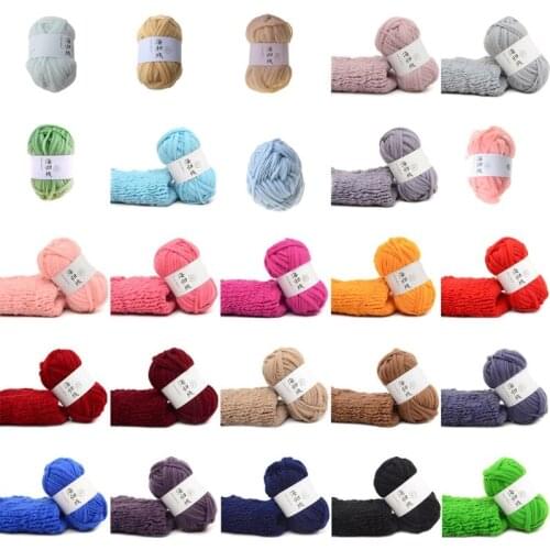 Coarse Wool DIY Soft Scarfs Sweaters Hand-woven Crochet Knitting Natural Threads