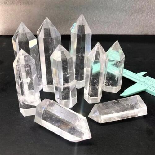 Crystal healing stone clear quartz smelting wand point towers for gifts