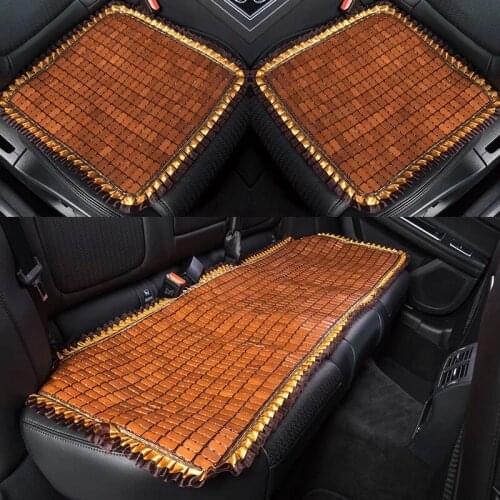 1PC Car Seat Pad Bamboo Car Seat Cushion Comfort Removable Seat Protector for Car Office Home Use four Seasons Car Styling