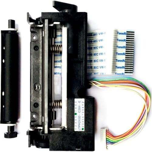 Original New LTPH245D-C384-E H245 Printhead and Roller For Mettler Toledo bTwin 3680C Cash Register Scales Printer Parts