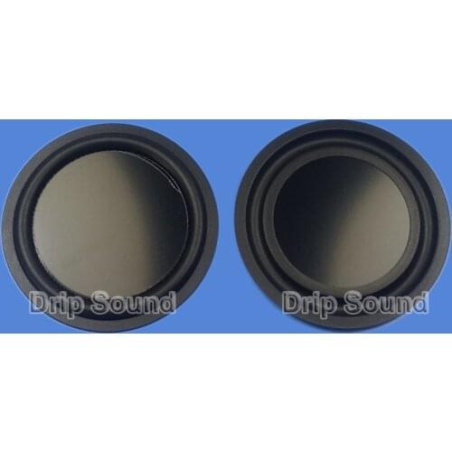 2pcs 3.5'' inch 85mm Bass Speaker Passive Radiator Auxiliary Bass Woofer Rubber Vibration Plate