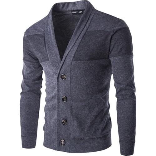 Casual mens cardigan Spring Autumn mens thin Knitted jackets coats male Single-breasted long sleeve slim Sweater coat Tops