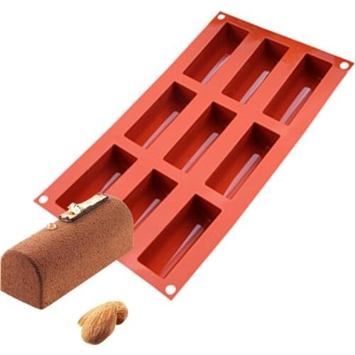 Silicone Mold 3D Stick Shape for Chocolate Truffle Mousse Cake Dessert Mold DIY Baking Moulds Baking Tool