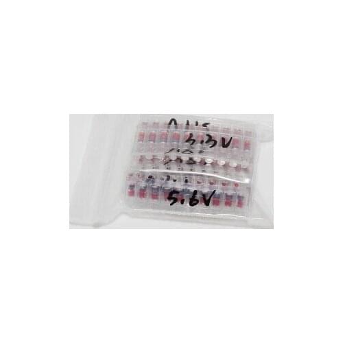 280pc zener diode smd 3V-39V zener diode assorted 14value*20pc=280pc ZMM zener diode kit