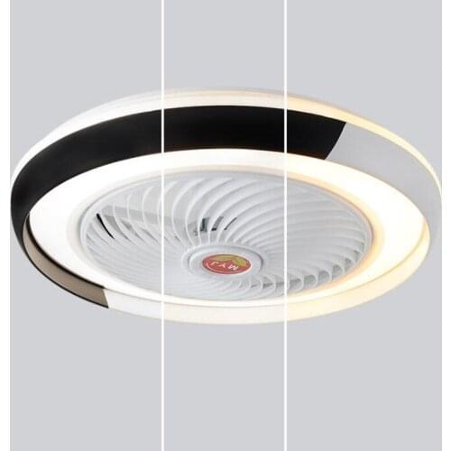 LED Ceiling Fan With Light 50cm Intelligent Bedroom Decorative Ventilator ceiling fan Lamp Smart APP Control With Remote control
