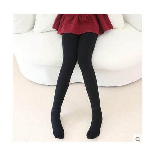 Anyongzu Girls Children Winter Velvet Thickening Dance Super High Density Nylon Soft Pantyhose Wholesale 1PCS
