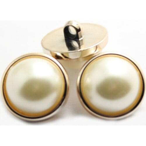 200 Pcs Plastic Fine-Edged Pearl Buttons Spot Wholesale All-Match Fashion Sweater Shirt Beads Button 11.5-25MM