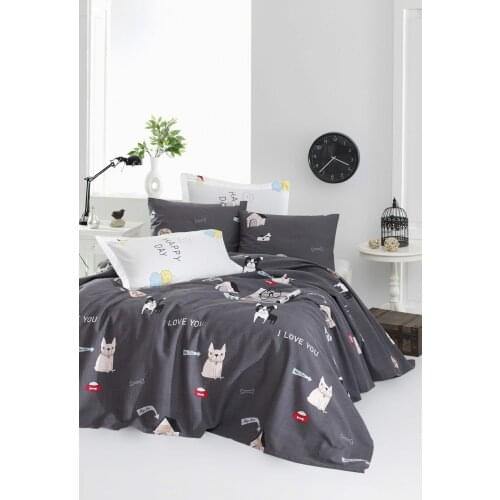 2021 PIQUE Bed Linen Quilt Modern Summer Cotton Bed Linens For Summer Coverlet Queen Size Covers Bedclothes Duvet Cover Cats