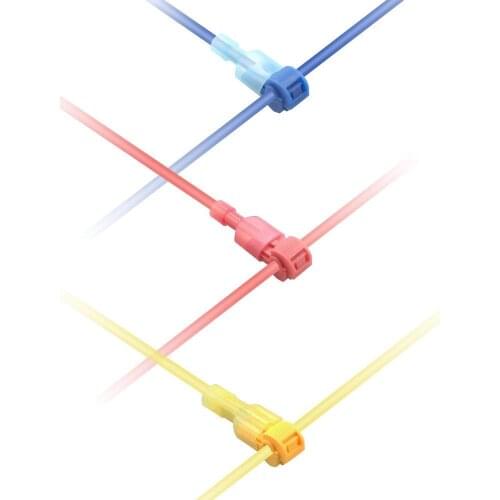 60/30PCS Wire Cable Connectors Terminals Crimp Terminal Scotch Lock Quick Splice 22-10AWG Electrical Car Audio Kit Tool Set