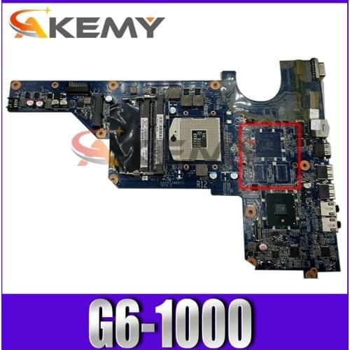 AKemy laptop Motherboard For HP Pavillion G6-1000 Mainboard 636370-001 636370-501 DA0R12MB6E0 HM55
