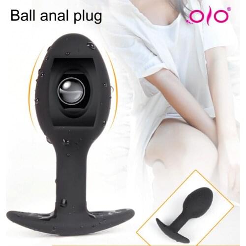 OLO Anal Plug Beginner Anal Dildo Silicone Vaginal Exerciser Anal Butt Plue for Woman Men Couple Beginners Professional User