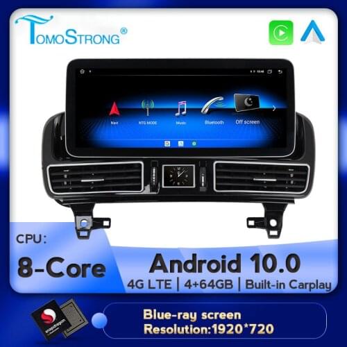 1920*720P Car Radio For Mercedes-Benz GLE 2012 - 2019 NTG5.0 IPS 12.3" Headunnit Screen with Carplay Auto 6GB 128GB Navigation