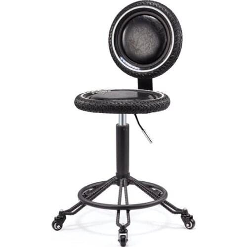 Bar Chair Lift Rotary Backrest Chair American Tire Highchair Bar Stool Salon Chair Work Bench