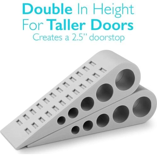 Safe Stopper Environmental Rubber Heavy Duty Extra Large Wide Door Wedge Floor Home Protector Stops Stoppers MUMR999