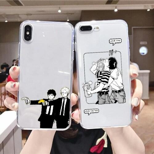 Banana Fish Anime Phone Case For Xiaomi Redmi Note 7 7A 8 8T 9 9A 9S 10 K30 Pro Ultra transparent luxury cover fashion Etui art