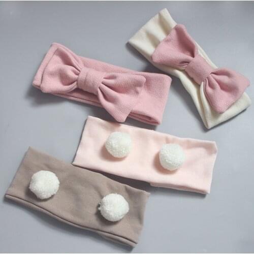 Baby Hairband Soft Cotton Baby Girls Kid Toddler Bow Tassel Hairband Headband Baby Hair Accessories