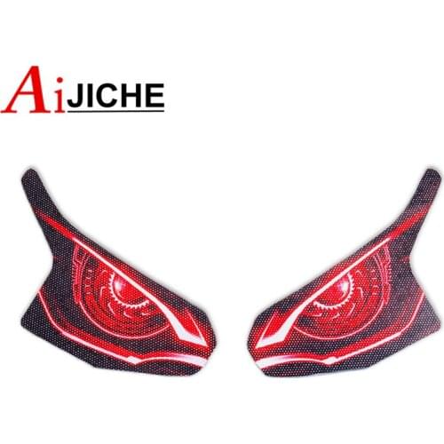 For HONDA CBR500R CBR 500R CBR500 R 2016-2019 218 2017 Motorcycle 3D Front Fairing Headlight Stickers Guard Head light Sticker