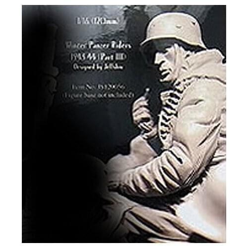 1/16 Scale Unpainted Resin Figure Winter Panzer Rider collection figure