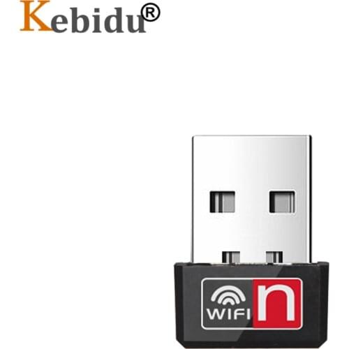 Kebidu Mini USB Wi-Fi Adapter 2.4G Network Card Antenna Receiver MT7601 WiFi Adapter 150Mbps For PC USB Ethernet WiFi Dongle