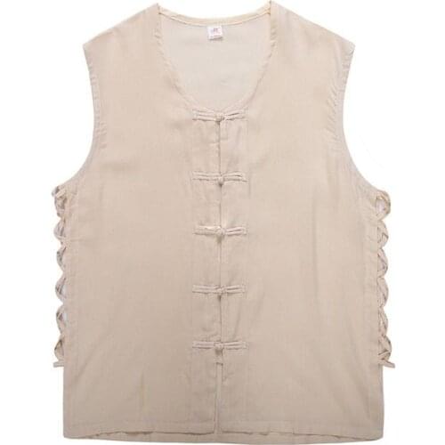 Pure cotton lay Lohan arhat underwear undershirt Buddhist Monks clothes martial arts kung fu men Buddhism shirts vest