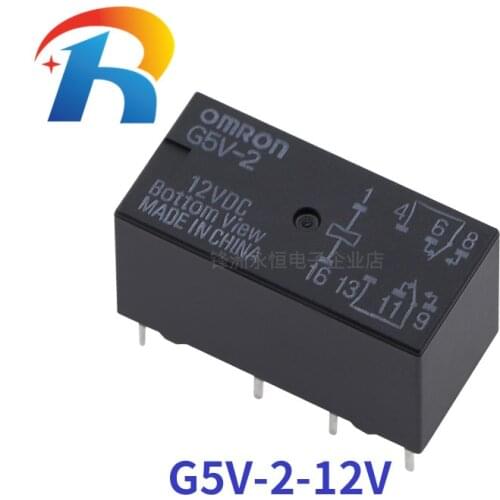 100% New origina G5V-2-12VDC Omron relay 8PIN G5V-2 12V DC