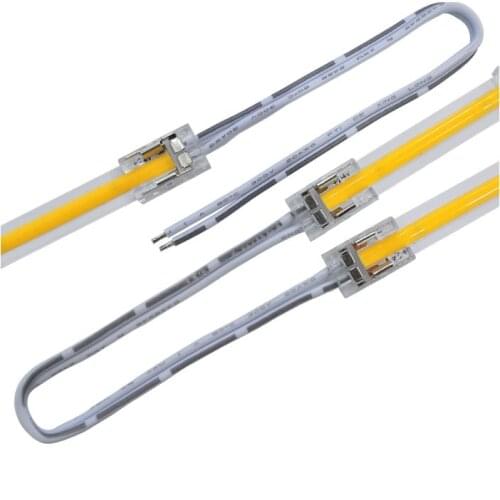 New Coming 8MM COB Led Special Using Strip To Strip No Welding Corner Single Color Flexible led Strip Connector Accessories