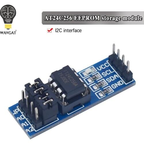 New AT24C256 24C256 I2C interface EEPROM Memory Module WAVGAT