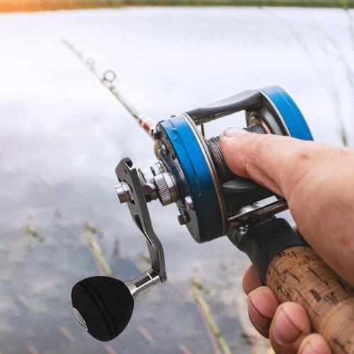 Fishing Reel HandleMetal Knobs Handle Grip Fishing Spinning Reel Rocker Arm Grip Fishing Reel Handle Rocker Arm Grip
