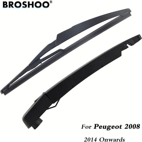BROSHOO Car Rear Wiper Blade Blades Back Windscreen Wiper Arm For Peugeot 2008 Hatchback (2014 Onwards) 295mm Auto Styling