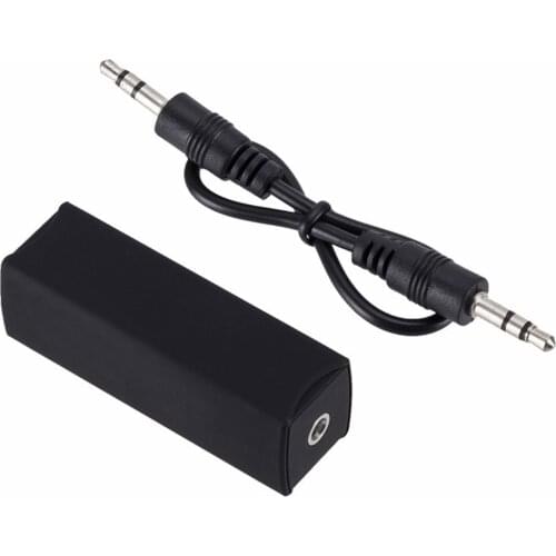 Ground Loop Noise Isolator Eliminate Car Home 3.5mm AUX Audio System Stereo Eliminate Buzz Noise Filter With 3.5mm Audio Cable