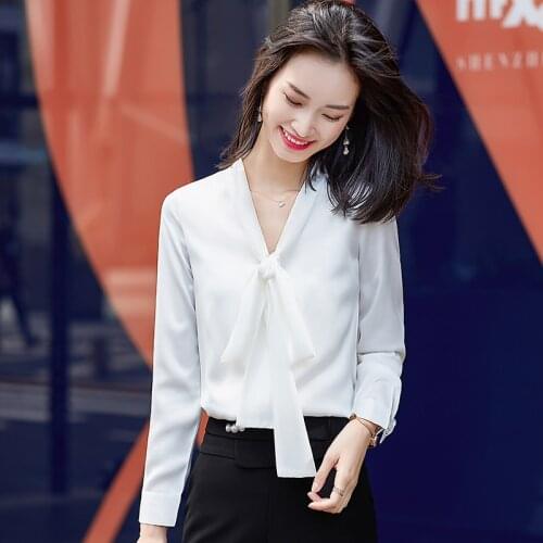 Женские белые рубашки SOWXWV China At AliExpress