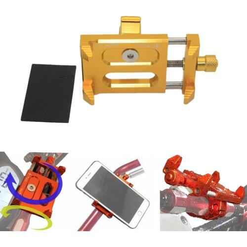Universal Motorcycle Bicycle Handle Phone Mount Holder for Cellphone GPS