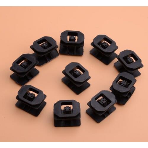 10 pcs Car Plastic Rocker Panel Moulding Clips Fasteners 6G1Z-5410182-A 6G1Z5410182A Fit For Ford 500 2005-2017 2018