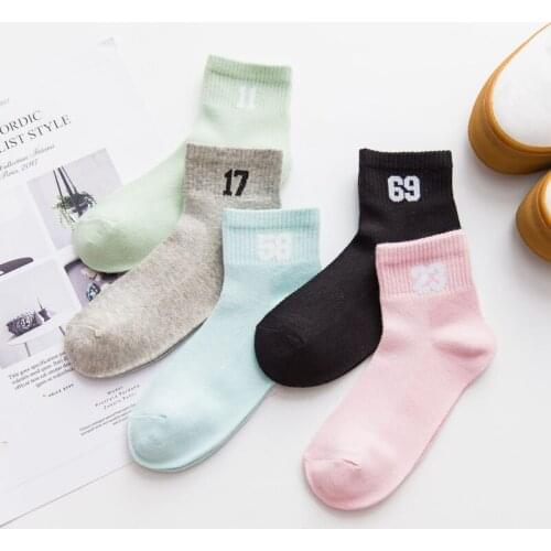 Ladys Casual socks Cotton Womens Under Clothing and Female short sock Mix Color breathable Digit sock girls Gifts Ankle Sock