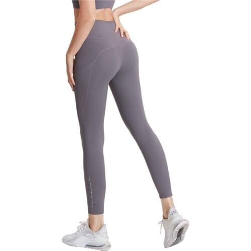 Female Tummy Control Sports Leggings Women High Waist Running Tights Jogging Pants Stretch Yoga Gym Workout Leggins with Pockets