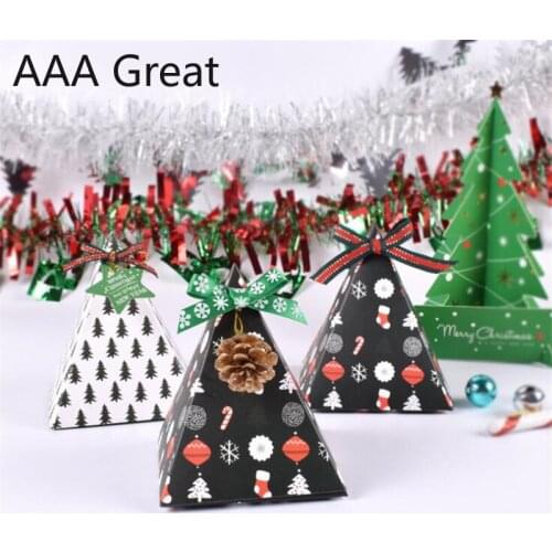 50Pcs/Lot Paper Box Kraft Paper Packaging Boxes Gift Christmas Baby Shower Birthday Candy Box Birthday Party Favor Supplies Cake