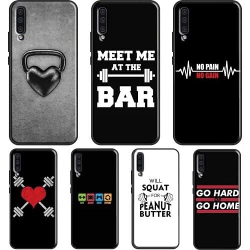 Bodybuilding Gym Fitness For Samsung A21S A20e A02S A20 A40 A50 A70 A12 A32 A42 A52 A72 A31 A41 A51 A71 Phone Case
