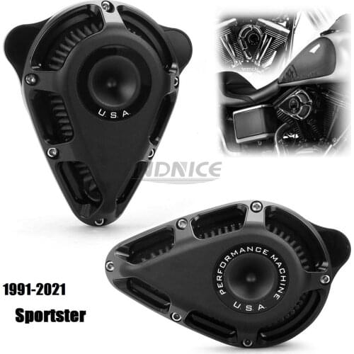 BLACK Turnable Air Cleaner filter for harley sportster XL883N Iron 883 XL883R XL883L SuperLow XL1200T SuperLow 1200T