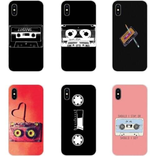 For Huawei G7 G8 P8 P9 P10 P20 P30 Lite Mini Pro P Smart Plus 2017 2018 2019 RETRO CASSETTE Accessories Phone Cases Covers
