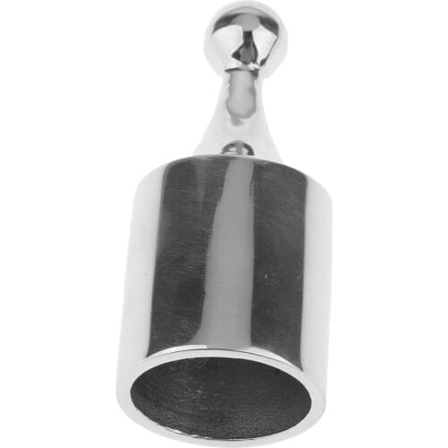 Boat Bimini Top Fittings, Eye End Cap 7/8 inch 22mm, Polishing Stainless Steel Marine Hardware