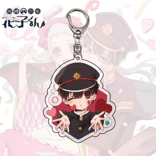2020 Hot Toilet-Bound Hanako-Kun Cosplay Keyring Japan Anime Kawaii Toilet Bound Jibaku Shounen Hanako Kun Car Keychain Chaveiro