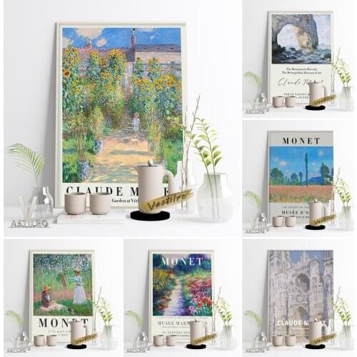 Claude Monet Natural Landscape Canvas Painting Poster Houses Of Parliament Prints Wall Picture The Manneporte Room Home Decor